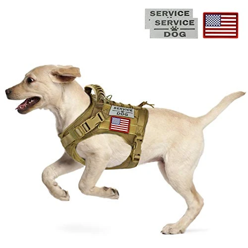 Mia's Pet Supply Tactical Dog Vest Harness & Leash Set - Durable, Adjustable, Reflective for Safety 8 Mia's Pet Supply Leashes And Harness Tactical Service Dog Vest Harness