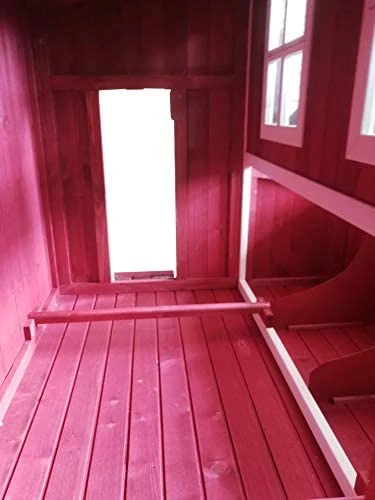 Mia's Pet Supply Omitree Large Wooden Chicken Coop for 4-8 Chickens - Durable Backyard Hen House 8 Mia's Pet Supply Omitree Large Wood Backyard Chicken Coop Hen House 4-8 Chickens