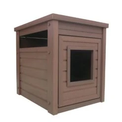 Mia's Pet Supply EcoFlex Litter Box Cover/End Table, Russet, Standard