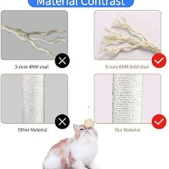 Mia's Pet Supply Cat Tree for Large Cats - Super Stable Cat Furniture with Scratching Posts & Perches 28 Mia's Pet Supply Cat Tree For Large Cats Super Stable Cat Furniture