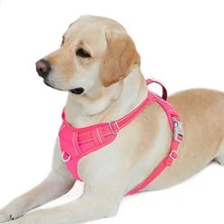 Mia's Pet Supply No Pull Dog Harness Front Clip Heavy Duty Reflective Easy Control Handle For Large Dog Leashes And Harness