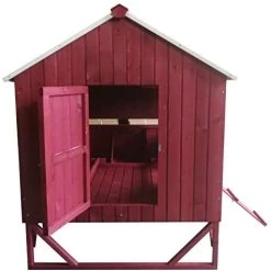 Mia's Pet Supply Chicken Coop Cages Omitree Deluxe Large Backyard Wood Chicken Coop Hen House 4-8 Chickens