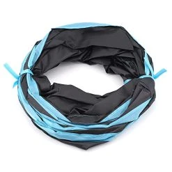 Mia's Pet Supply S-Type Cat Tunnel, 2 Way/3 Way/4 Way/5 Way Collapsible S-Shape