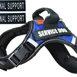 Mia's Pet Supply Reflective Dog Vest Harness - Woven Nylon & Neoprene Handle | ALBCORP Service 23 Mia's Pet Supply Leashes And Harness ALBCORP Service Dog Vest Harness - Reflective - Woven Nylon, Neoprene Handle