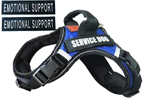 Mia's Pet Supply Reflective Dog Vest Harness - Woven Nylon & Neoprene Handle | ALBCORP Service 10 Mia's Pet Supply Leashes And Harness ALBCORP Service Dog Vest Harness - Reflective - Woven Nylon, Neoprene Handle