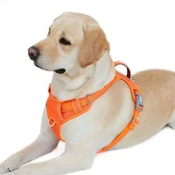 Mia's Pet Supply No Pull Dog Harness Front Clip Heavy Duty Reflective Easy Control Handle For Large Dog Leashes And Harness