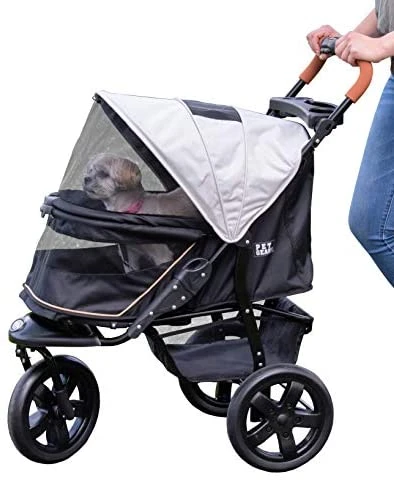 Mia's Pet Supply No-Zip Jogger Pet Stroller for Cats & Dogs - Lightweight Travel Stroller 1 Mia's Pet Supply Pet Gear No-Zip Jogger Pet Stroller For Cats/Dogs Travel
