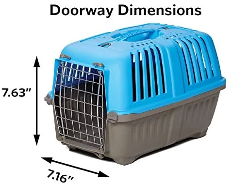 Mia's Pet Supply Travel Pet Carrier - Hard-Sided Dog & Cat Carrier for Small Animals | Durable & Airline Approved 3 Mia's Pet Supply Travel Pet Carrier: Hard-Sided Dog Carrier, Cat Carrier, Small Animal Carrier
