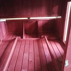 Mia's Pet Supply Chicken Coop Cages Omitree Deluxe Large Backyard Wood Chicken Coop Hen House 4-8 Chickens