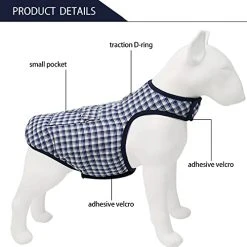Mia's Pet Supply Doggiekit Dog Cold Weather Costs, Reversible Waterproof Warm Dogs Jacket