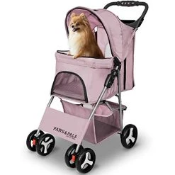 Mia's Pet Supply Travel Paws & Pals 4 Wheeler Elite Jogger Pet Stroller