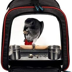 Mia's Pet Supply Colorday Lightweight Bird Carrier, Bird Travel Cage Aviary & Perches
