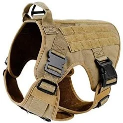 Mia's Pet Supply Tactical Dog Harness Vest No Pull With Handle Front Clip Military Training Harness Leashes And Harness