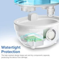 Mia's Pet Supply LEVOIT Humidifiers For Bedroom, 2.4L Ultrasonic Cool Mist Humidifier