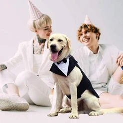 Mia's Pet Supply Formal Dog Tuxedo For Medium Large Dogs,