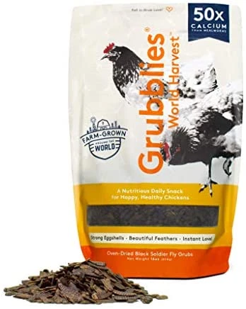 Mia's Pet Supply Chicken Coop Cages - Healthy Natural Grubs for Chickens | Affordable & High-Quality 1 Mia's Pet Supply Chicken Coop Cages Grubblies World Harvest Healthy Natural Grubs For Chickens
