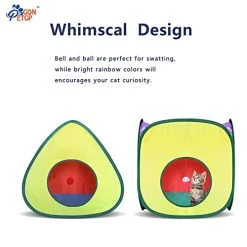 Mia's Pet Supply Cat Toys Cat Tunnel Toy And Cubes Combo, Cat Tunnels For Indoor Cats