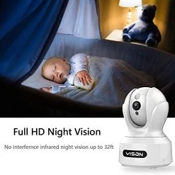 Mia's Pet Supply Training VISON WiFi Pet Camera, Full HD1080P Dog Camera,