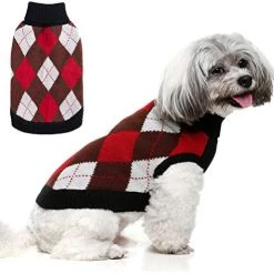 Mia's Pet Supply Plaid Dog Sweater