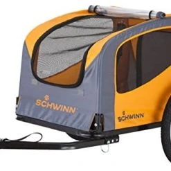 Mia's Pet Supply Schwinn Rascal Bike Pet Trailer for Dogs - Small & Large Breeds, Orange 12 Mia's Pet Supply Schwinn Rascal Bike Pet Trailer, For Small And Large Dogs, Small, Orange