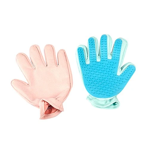 Mia's Pet Supply Grooming Glove - Hair Removal Glove for Cats & Dogs | Pet Hygiene Essential 5 Mia's Pet Supply Hygiene Pet Grooming Glove Hair Removal