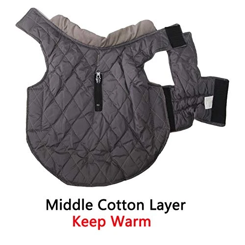 Mia's Pet Supply Reversible Dog Coats for Small Dogs - Waterproof, Warm, Cotton Apparel 4 Mia's Pet Supply Reversible Dog Coats For Small Dogs Waterproof Warm Cotton Apparel