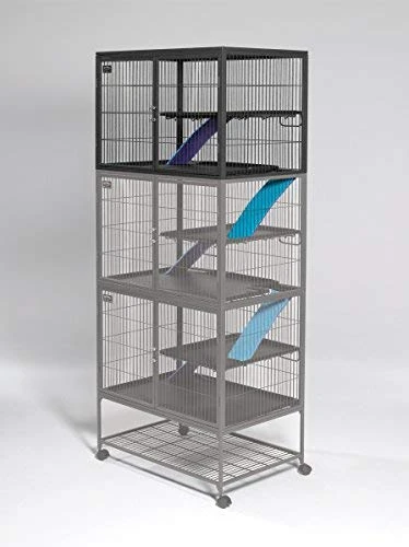 MidWest Homes For Pets Deluxe Ferret Nation Cage - Durable & Spacious Ferret Habitat 4 Mia's Pet Supply MidWest Homes For Pets, Deluxe Ferret Nation,