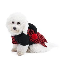 Mia's Pet Supply CozyCabin Dog Halloween Costume, Harley Quinn Cute Dog Costume For Halloween