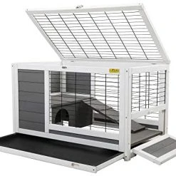 Mia's Pet Supply COZIWOW Indoor Outdoor Rabbit Hutch