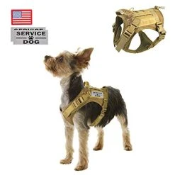 Mia's Pet Supply Tactical Dog Vest Harness & Leash Set - Durable, Adjustable, Reflective for Safety 29 Mia's Pet Supply Leashes And Harness Tactical Service Dog Vest Harness
