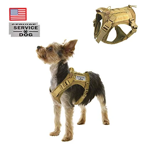Mia's Pet Supply Tactical Dog Vest Harness & Leash Set - Durable, Adjustable, Reflective for Safety 15 Mia's Pet Supply Leashes And Harness Tactical Service Dog Vest Harness