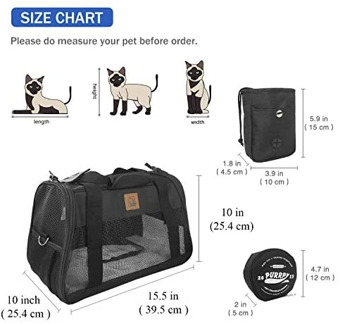Mia's Pet Supply Premium Dog & Cat Carrier - Durable Travel Carrier for Dogs, Cats, and Rabbits - Lightweight & Comfortable 6 Mia's Pet Supply Premium Dog Carriers Cat Carriers Rabbit Carriers Travel
