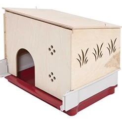 Mia's Pet Supply : Rabbit Hutch Extension | Wood Rabbit Hutch Extension Fits Midwest Models 158 & 158XL : Pet Supplies Rabbit Houses & Accessories