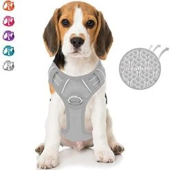 Mia's Pet Supply No Pull Dog Harness Front Clip Heavy Duty Reflective Easy Control Handle For Large Dog Leashes And Harness