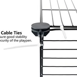 Tespo Pet Playpen - Portable Metal Wire Small Animal Cage for Indoor Use by Mia's Pet Supply 14 Mia's Pet Supply : Tespo Pet Playpen, Small Animal Cage Indoor Portable Metal Wire Yd Fence