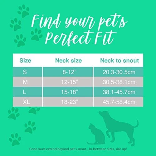 Mia's Pet Supply ProCollar Pet Recovery Cone E-Collar for Cats & Dogs - Comfortable & Adjustable 2 Mia's Pet Supply ProCollar Pet Recovery Cone E-Collar