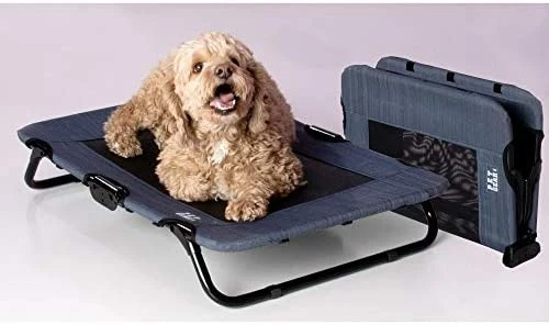 Mia's Pet Supply Elevated Pet Cot Bed - No Assembly Required, Durable & Comfortable for Cats & Dogs 7 Mia's Pet Supply Pet Gear Lifestyle Pet Cot Elevated Bed | No Assembly Required