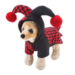 Mia's Pet Supply CozyCabin Dog Halloween Costume, Harley Quinn Cute Dog Costume For Halloween