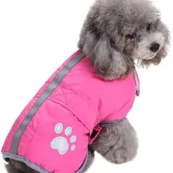 Mia's Pet Supply Loft Reversible Winter Fleece Pet Vest Waterproof Dog Jacket Apparel