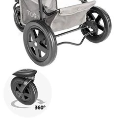 Mia's Pet Supply Luxury Pet Stroller For Puppy, Senior Dog Or Cat Travel