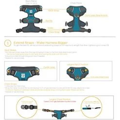 Mia's Pet Supply Embark Adventure Harness for Dogs - Durable & Comfortable Leash & Harness Set 18 Mia's Pet Supply Leashes And Harness : Embark Adventure Harness For Dogs