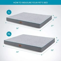 Bedsure XL Orthopedic Memory Foam Dog Bed - Premium Comfort for Large Dogs, Waterproof & Washable Cover, Durable Non-Slip Bottom 17 Mia's Pet Supply Bedding Bedsure XL Orthopedic Memory Foam Dog Bed