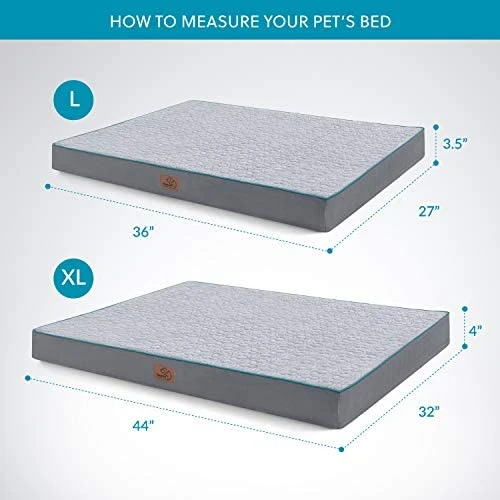 Bedsure XL Orthopedic Memory Foam Dog Bed - Premium Comfort for Large Dogs, Waterproof & Washable Cover, Durable Non-Slip Bottom 8 Mia's Pet Supply Bedding Bedsure XL Orthopedic Memory Foam Dog Bed