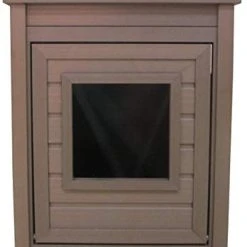 Mia's Pet Supply EcoFlex Litter Box Cover/End Table, Russet, Standard