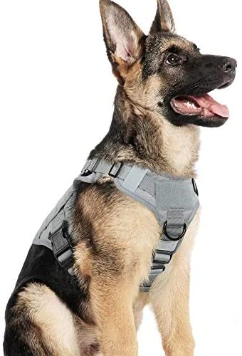 Mia's Pet Supply Tactical Dog Harness Vest with Handle - Large Size, Durable & Comfortable for Dogs 14 Mia's Pet Supply Leashes And Harness Tactical Dog Harness Vest Large With Handle