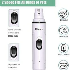 Mia's Pet Supply Boence Dog Nail Grinder, Pet Nail Grinder Hygiene