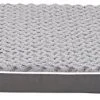 Mia's Pet Supply Ergonomic Foam Pet Dog Bed, 27 X 36 Inches, Grey Bedding