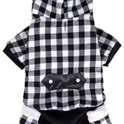 Mia's Pet Supply Apparel PAWZ Road Dog Plaid Coat Pet Winter Clothes