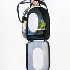 Mia's Pet Supply Prevue Pet Products Soft Sided Bird Travel Carrier With Perch Small, Multicolor
