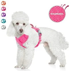 Mia's Pet Supply No Pull Dog Harness Front Clip Heavy Duty Reflective Easy Control Handle For Large Dog Leashes And Harness